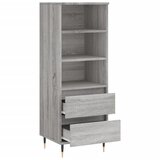  Visoka komoda boja hrasta 40x36x110 cm od konstruiranog drva | shoptok.hr