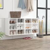 vidaXL Omarice za čevlje 2 kosa bele 52,5x30x50 cm | Shoptok.si
