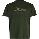 s.Oliver Red Label Big & Tall Majica meta / temno zelena