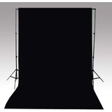 vidaXL Ozadje iz bombaža črno 500x300 cm, (20708421) | Shoptok.si