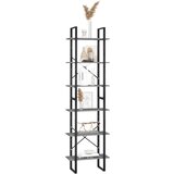 Police Regal s policami siv 60x30x210 cm trdna borovina, (20771732) | Shoptok.si