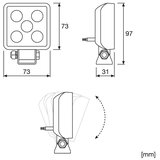  Osram-komplet 2x LED spot svetla za automobil LEDRIVING WL VX70-WD LED/8W/12/24V | Eponuda.com
