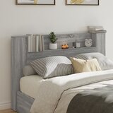 Maison Chic posteljno vzglavje - vzglavna omarica - nočna omarica led siva sonoma 160x16,5x103,5 cm, (21705781) | Shoptok.si