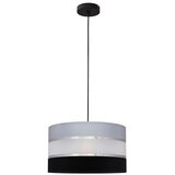  Luster na sajli HELEN 1xE27/15W/230V, prečnik 35 cm, crna/siva/srebrna | Eponuda.com