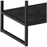 Actona Črn regal v kamnitem dekorju 85x185 cm Strington – | Shoptok.si