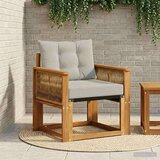  Zunanji kavč Masiven les akacije Naravna, (5000270384) | Shoptok.si