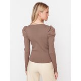 Trendyol Pulover temno bež | Shoptok.si