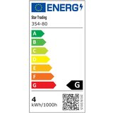Star Trading LED filament zatemnitvena žarnica s toplo svetlobo z žarnico E27, 4 W Spiral Filament – | Shoptok.si