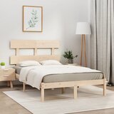 Maison Chic Posteljni okvir - Dvoposteljna postelja - Zakonska postelja iz trdnega lesa 120x200 cm-J14518, (21759766) | Shoptok.si