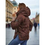 Resti Women's Quilted Jacket with Hood and Cuffs on Sleeves Silent Ridge | Shoptok.si
