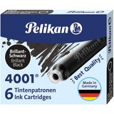  Tinta za nalivpero patrone pk6 4001 pelikan 301218 crna u