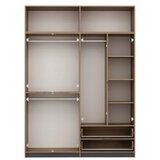 Hanah home Ormar Elina-8908, 185x253x52 cm, Antracit | Eponuda.ba