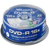  DVD-R TRAXDATA, 4.7GB, 16X, CAKE 25 kom full printable,white | Eponuda.ba