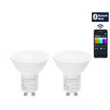  Komplet 2x LED RGBW prigušiva sijalica MESH Smart GU10/6,5W/230V 2700-6500K - Aigostar | Eponuda.com