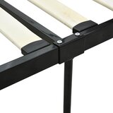  Okvir za krevet s nadstrešnicom crni metalni 160 x 200 cm | Eponuda.com