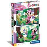 Clementoni Disney+Minnie miška 2x60-delna supercolor sestavljanka - | Shoptok.si