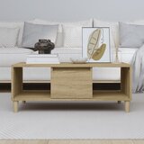  Stolić za kavu boja hrasta 90x50x36,5 cm konstruirano drvo | shoptok.hr