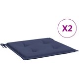 vidaXL Jastuci za palete 2 kom modri 40 x 40 x 3 cm od tkanine Oxford | shoptok.hr