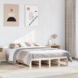 Furnova Posteljni okvir brez vzmetnice 160x200 cm trdna borovina, (21936208) Cene