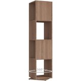 vidaXL vrtljiva omarica sonoma hrast 34,5x34,5x147,5 cm iverna plošča | Shoptok.si