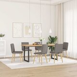 Maison Chic Jedilni stoli - Vzorci stoli 6 kosov taupe blago A1331, (22031565) | Shoptok.si