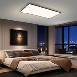  Brilagi - LED prigušiva plafonsko svetlo SLIMFRAME LED/80W/230V 120x60 cm crna + daljinski upravljač | Eponuda.com