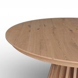 Bessagi Home Raztegljiva Miza Ennio, 120-200x120, Barva Hrasta | Shoptok.si