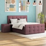 Modern Living Postelja Boxspring Josie-C, Roza, 160x200 | Shoptok.si