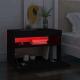 vidaXL TV ormarić s LED svjetlima crni 60x35x40 cm | shoptok.hr