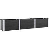 vidaXL Visoka greda 300x50x54 cm WPC siva | Shoptok.si