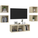  5-dijelni set TV ormarića od konstruiranog drva | shoptok.hr