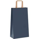  Papirnate vrećice 50 kom s ručkama plave 21x11x36 cm | shoptok.hr
