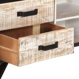 TV ormarić 110 x 30 x 41 cm od masivnog bagremovog drva | shoptok.hr