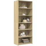 vidaXL Visoka komoda hrasta sonome 70x41x185 cm od konstruiranog drva | shoptok.hr