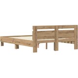  Krevetna konstrukcija Umjetnički hrast 120 x 200 cm | Eponuda.com