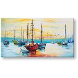  Slike na platnu LADJE 1-delna XOBFB610E1 (kolekcija slik LIPA) | Shoptok.si