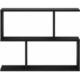  Zidna polica Crni hrast 72 x 17 x 55.5 cm prerađeno drvo - Crni hrast 2 odjeljka | shoptok.hr