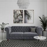 Støraa Tamno siva baršunasti sklopiva sofa 236 cm Felix – | shoptok.hr