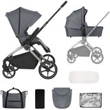 Kikka Boo kolica za bebe 3u1 Kara Grey, 0m+ | ePonuda.com