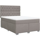 Maison Chic Box spring postelja - Vzmetna postelja z vzmetnico taupe 160x200 cm blago SL17835, (21882737) | Shoptok.si
