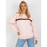 Fashion Hunters Light pink oversize hoodie Cene