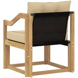  kauč Čvrsto drvo akacije Bijela i bež | Eponuda.com