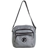 Fashion Hunters Gray women's messenger bag with a wide strap | Shoptok.si