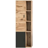 MID.YOU Srednje Visoka Omara Grado, Barva Hrasta, Siva | Shoptok.si