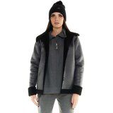 Leone 1947 Jakne Woman Jacket With Sherpa Greyss Siva Cene