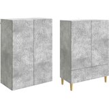  Set ormara 2 pcs Betonska siva Konstruirano drvo | shoptok.hr