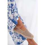 VINCEZA Women's Espadrilles With Weave Beige 13625 | shoptok.hr