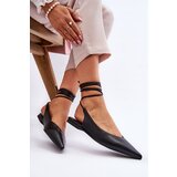 Boto Women's Tied Pointed Ballerinas Black Turriso | Shoptok.si