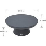 Gardenson Lounge Miza Kylix, Črna | Shoptok.si