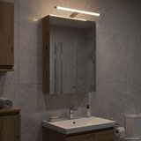  Kopalniška ogledalna omara z LED lučmi Oreh 40 x 10,5 x 60,5 cm, (5000233044) | Shoptok.si